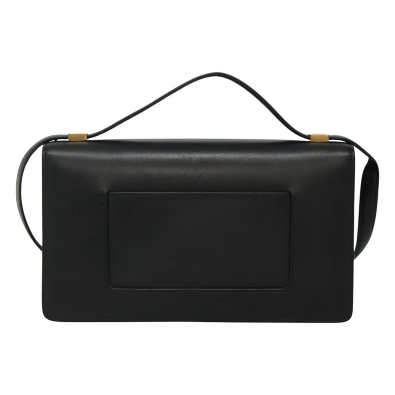 【日本直送】CELINE 肩背包 皮革 黑金 正品 PP261V-1