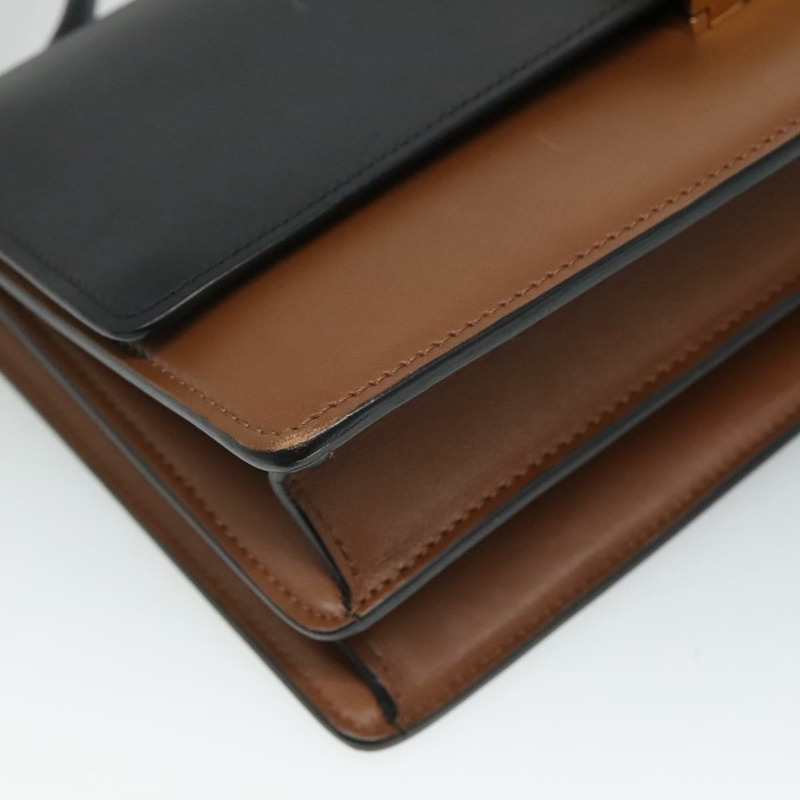 【日本直送】CELINE 肩背包 皮革 黑金 正品 PP261V-14