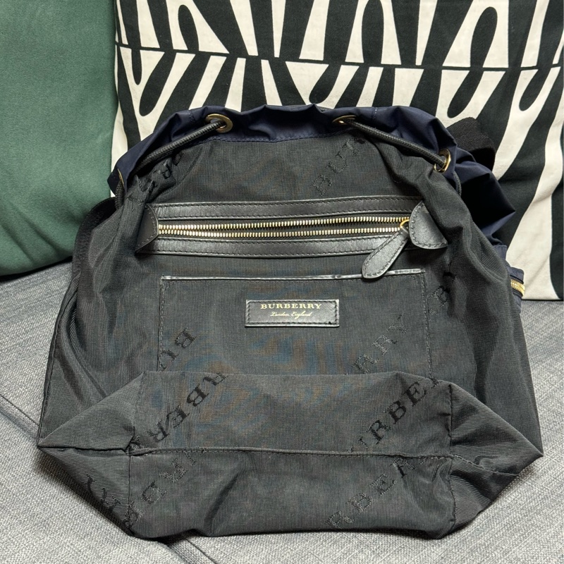 BURBERRY The Rucksack 軍旅後背包 藍色 中號-11
