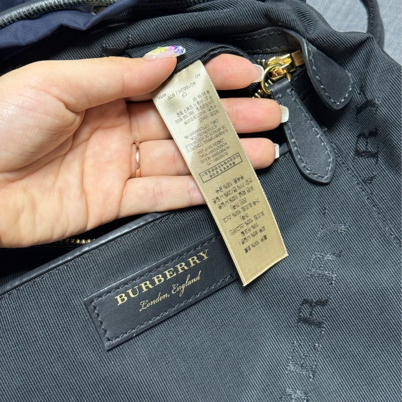 BURBERRY The Rucksack 軍旅後背包 藍色 中號-12