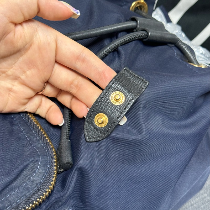 BURBERRY The Rucksack 軍旅後背包 藍色 中號-20