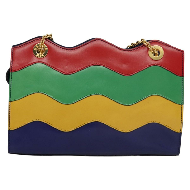 【日本直送】CELINE 鏈條單肩包 皮革 多色 金色 正品 BD096AV-1