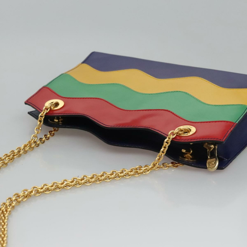 【日本直送】CELINE 鏈條單肩包 皮革 多色 金色 正品 BD096AV-5