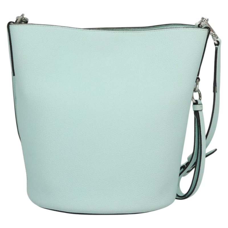 【日本直送】Salvatore Ferragamo Gancini 單肩包皮革銀色薄荷綠正品 BD070AV-1