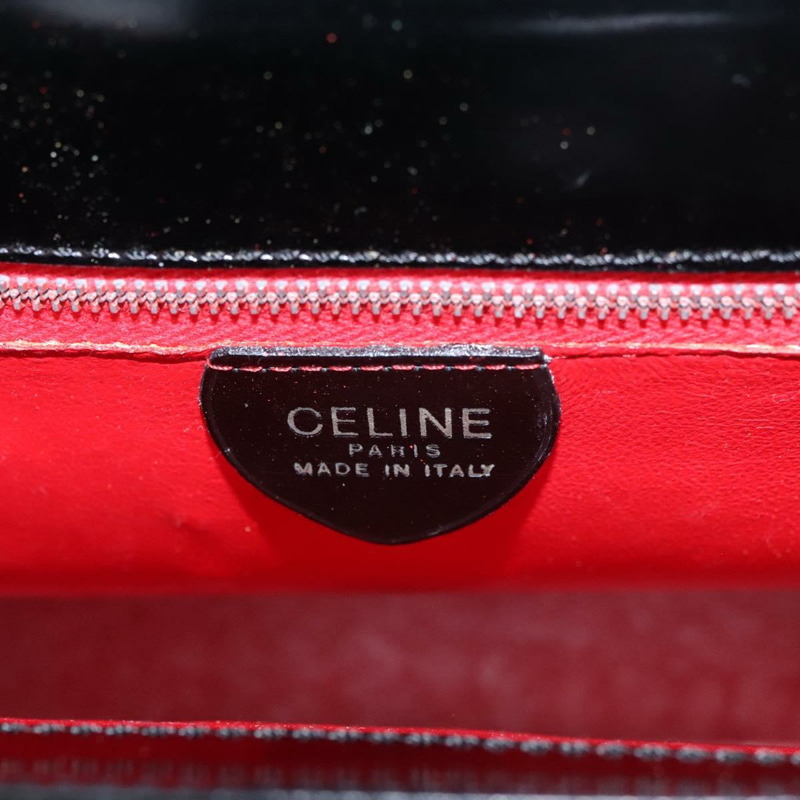 【日本直送】CELINE 手提包 絨面革 黑金色 正品 BD112V-18