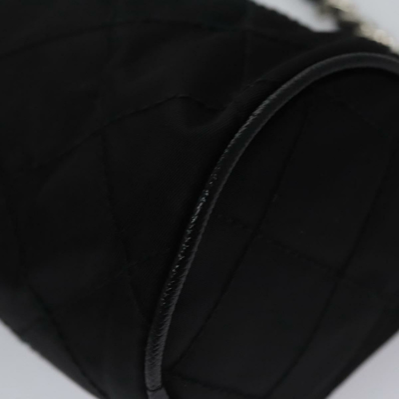 【日本直送】PRADA 鏈條手提包 尼龍 黑色 銀色 正品 mr1081V-14