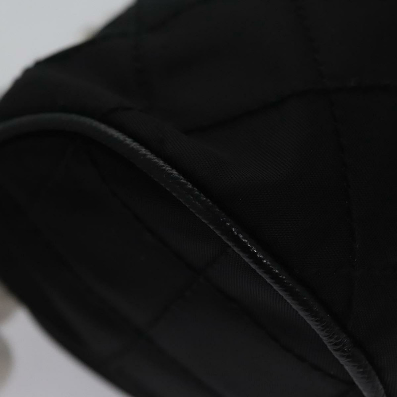 【日本直送】PRADA 鏈條手提包 尼龍 黑色 銀色 正品 mr1081V-15