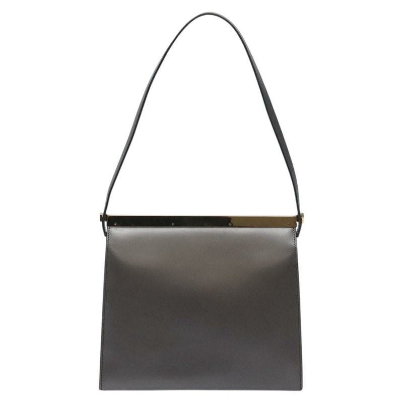【日本直送】GUCCI 灰色金色皮革單肩包 正品 JB010V-1