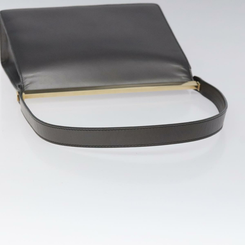 【日本直送】GUCCI 灰色金色皮革單肩包 正品 JB010V-6