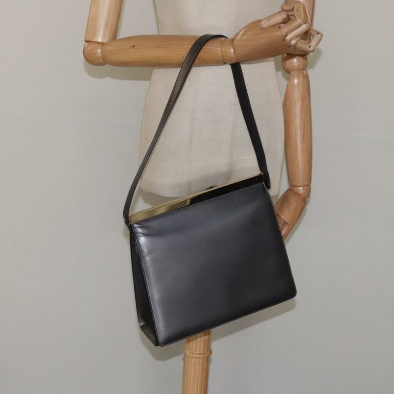【日本直送】GUCCI 灰色金色皮革單肩包 正品 JB010V-23