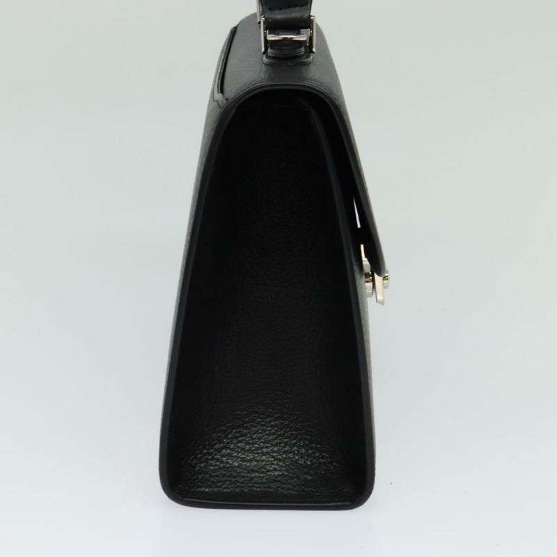 【日本直送】Burberry 手提包 皮革 2 款 黑色 銀色 正品 124374-2