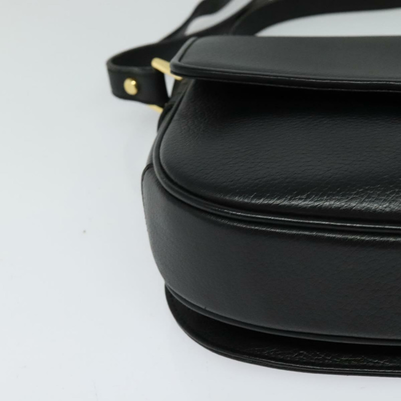 【日本直送】Burberrys 單肩包 皮革 黑金 正品 sw722-8