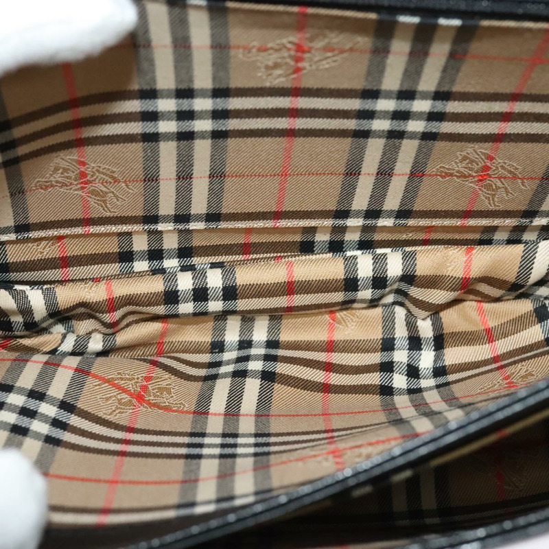 【日本直送】Burberrys 單肩包 皮革 黑金 正品 sw722-11