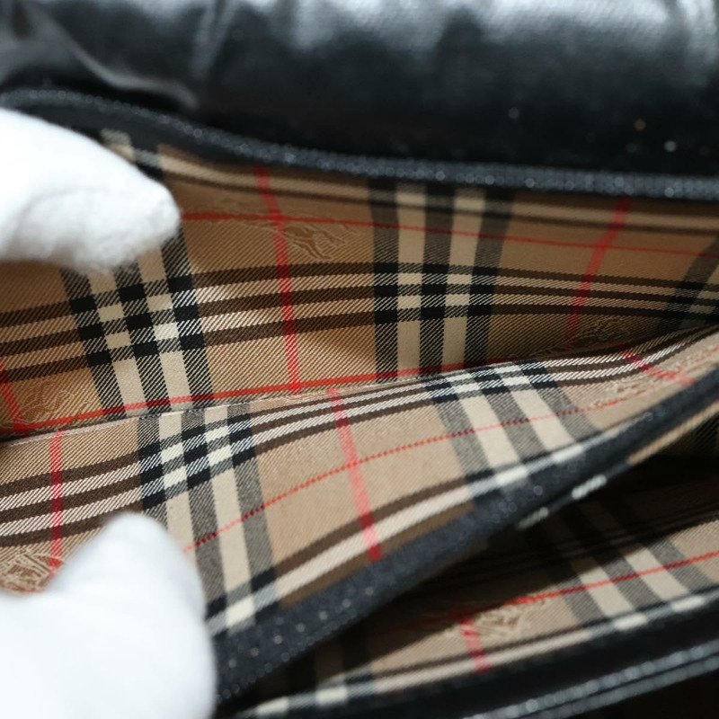 【日本直送】Burberrys 單肩包 皮革 黑金 正品 sw722-19
