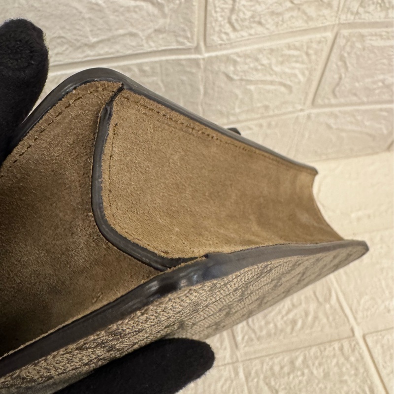 Gucci 咖pvc酒神雙鏈包小號-11