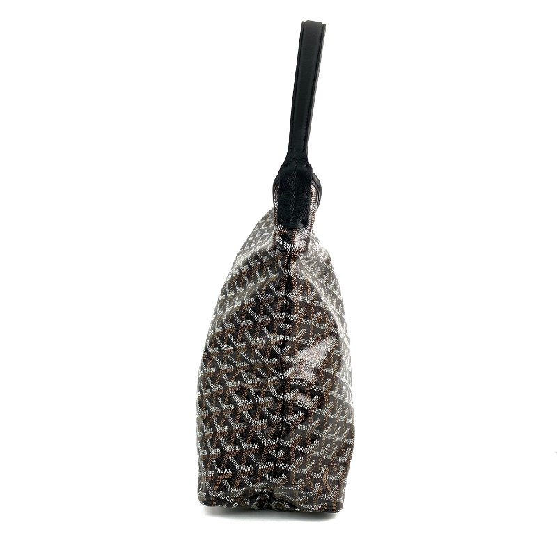 △ Goyard 高雅德 Boheme Black, Brown Coated Canvas Goyardine Shoulder Bag 黑色, 啡色塗層帆布肩背袋 -257010609-3