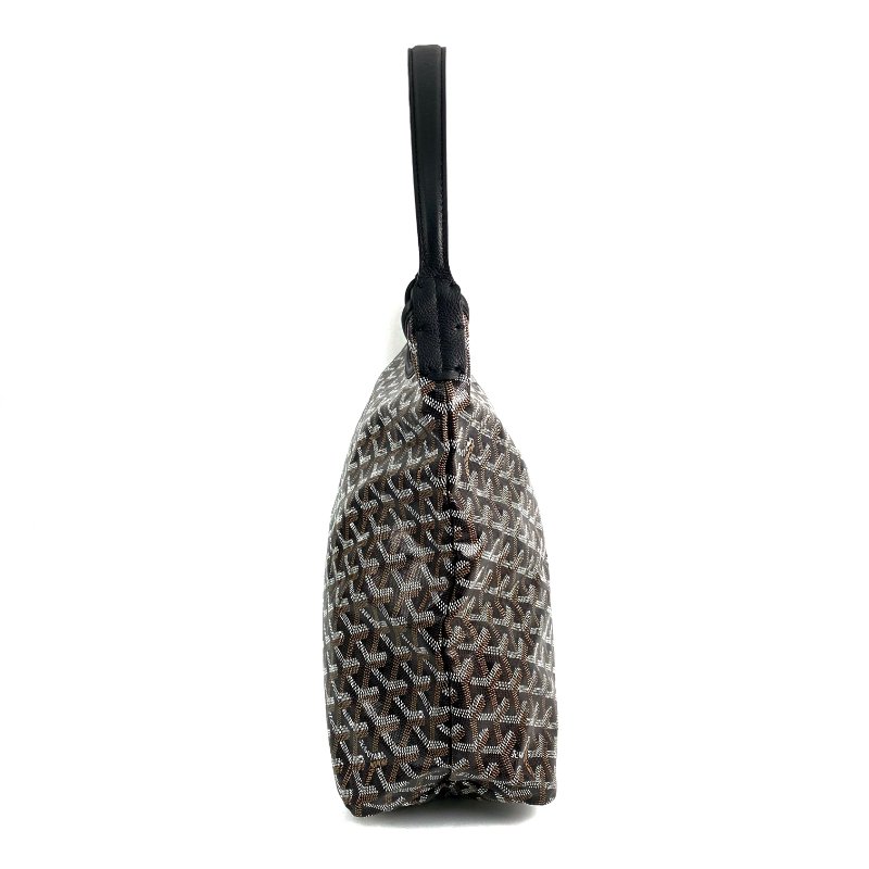 △ Goyard 高雅德 Boheme Black, Brown Coated Canvas Goyardine Shoulder Bag 黑色, 啡色塗層帆布肩背袋 -257010609-4