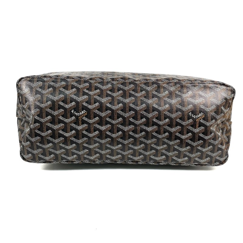 △ Goyard 高雅德 Boheme Black, Brown Coated Canvas Goyardine Shoulder Bag 黑色, 啡色塗層帆布肩背袋 -257010609-5