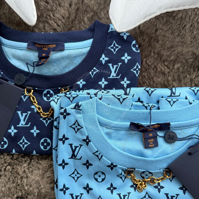 （已售出）🤍LV鏈飾上衣 / LV上衣（深藍色） 無花果精品-0