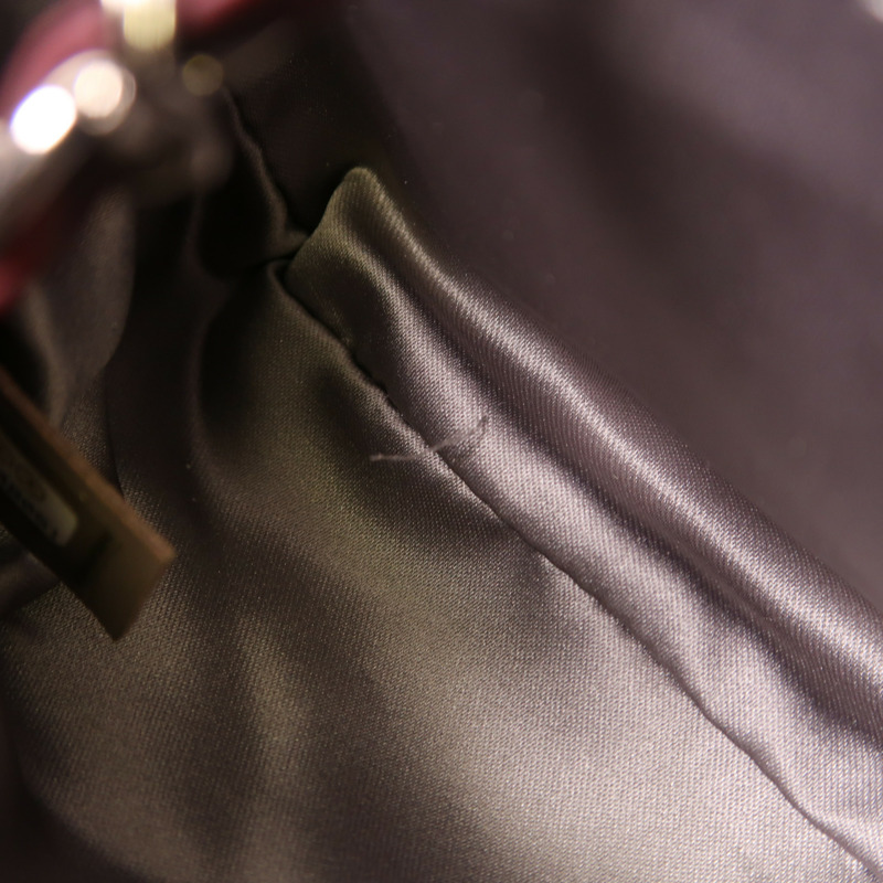CHANEL 牛皮皮革Shoulder Bag銀扣鏈帶肩背袋-14