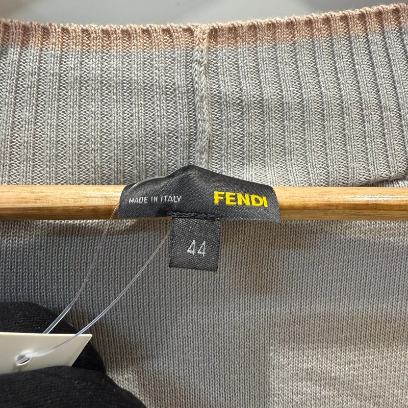 【美收精品】Fendi 灰色粉邊連身裙 2-710-10