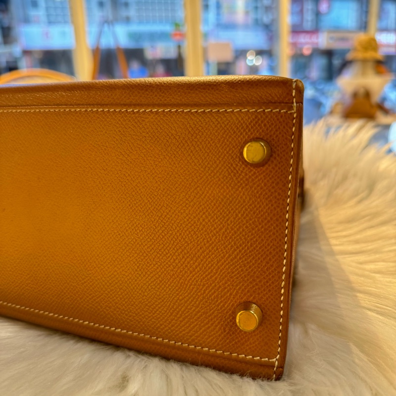 Hermès 愛馬仕 Kelly 32 金棕色-3