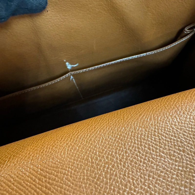 Hermès 愛馬仕 Kelly 32 金棕色-8