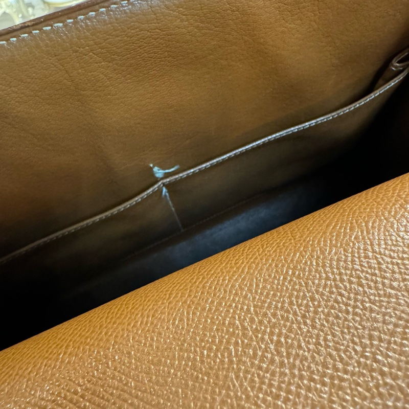 Hermès 愛馬仕 Kelly 32 金棕色-9