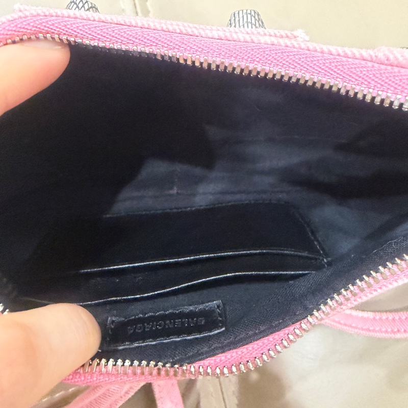 99新🈶️購證❤️ balenciaga #巴黎世家 粉色 #牛仔 #機車包 #月亮包-19