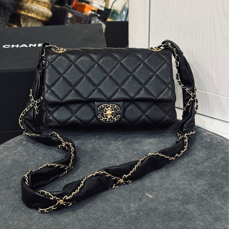 🈶購證 #近新閒置 #全配🉑送禮 香奈兒cf25黑金24a高級手工坊 限定款🔥已絕版收藏品🔥-0