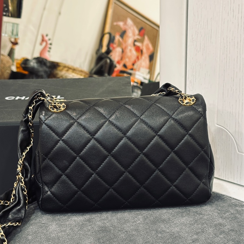 🈶購證 #近新閒置 #全配🉑送禮 香奈兒cf25黑金24a高級手工坊 限定款🔥已絕版收藏品🔥-3