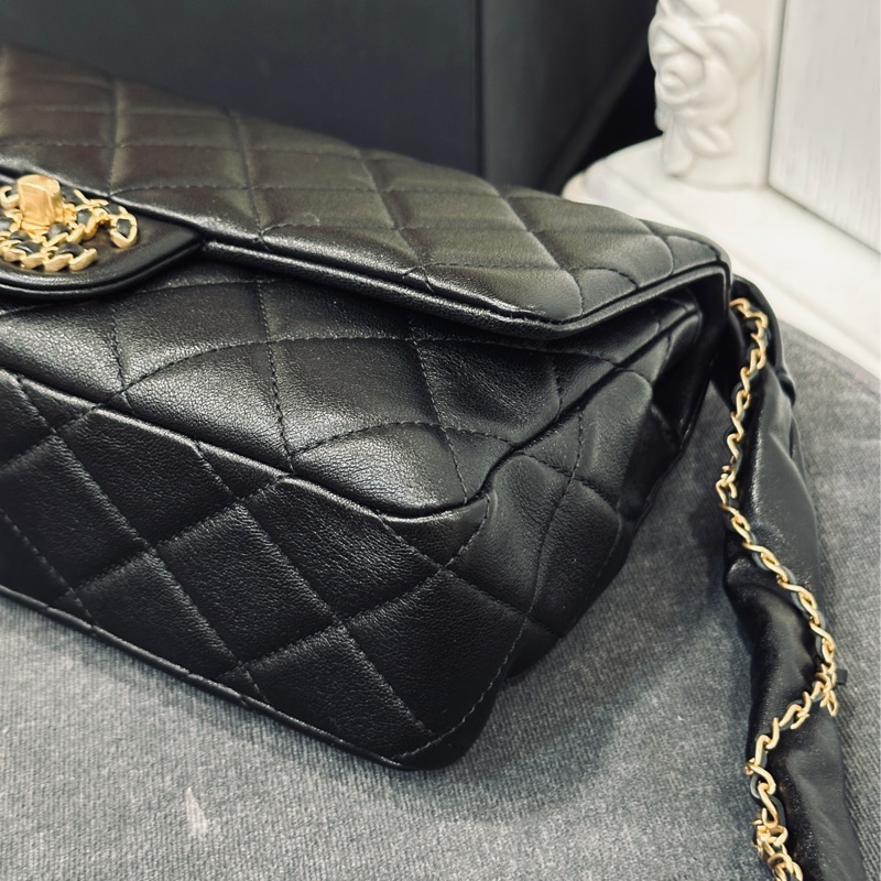 🈶購證 #近新閒置 #全配🉑送禮 香奈兒cf25黑金24a高級手工坊 限定款🔥已絕版收藏品🔥-8