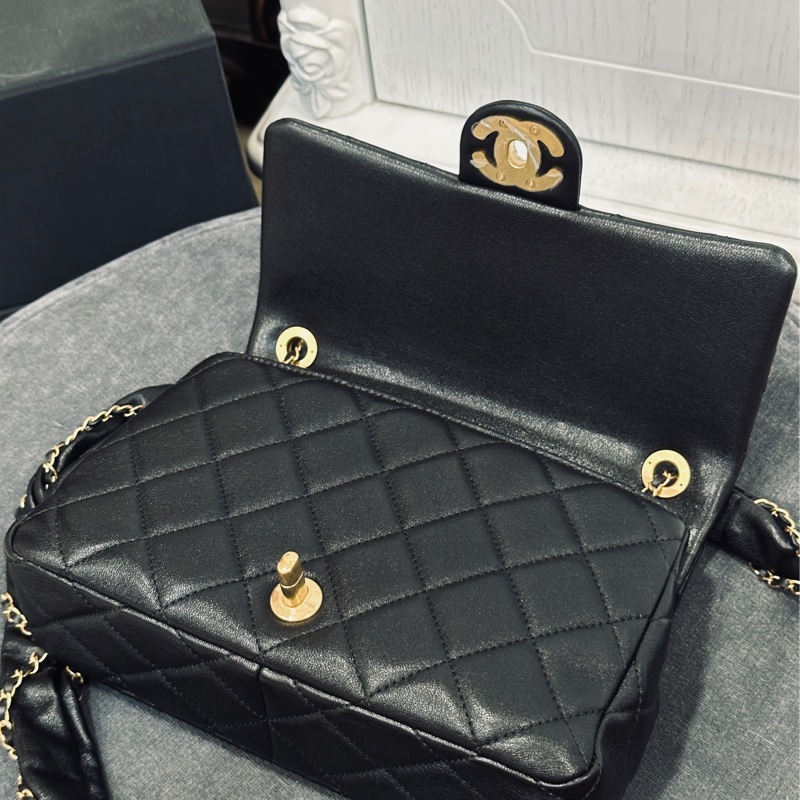 🈶購證 #近新閒置 #全配🉑送禮 香奈兒cf25黑金24a高級手工坊 限定款🔥已絕版收藏品🔥-16