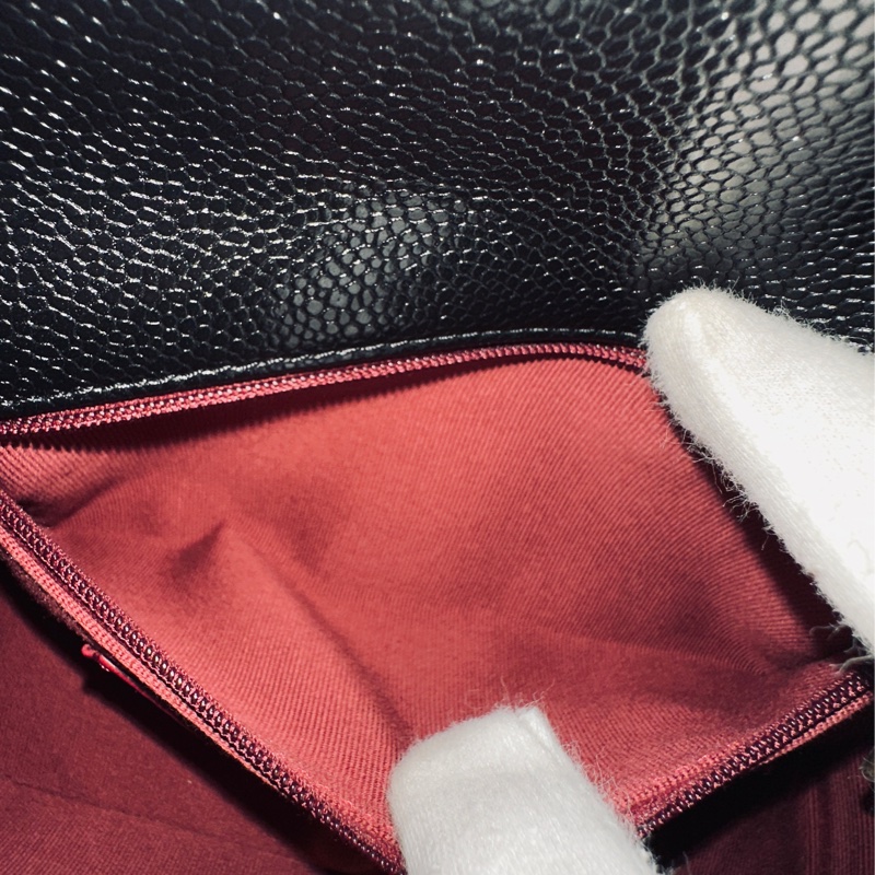 Chanel cf 24k黑金魚子醬口蓋斜挎包 芯片款 近新閒置✨配件齊全🉑送禮-34