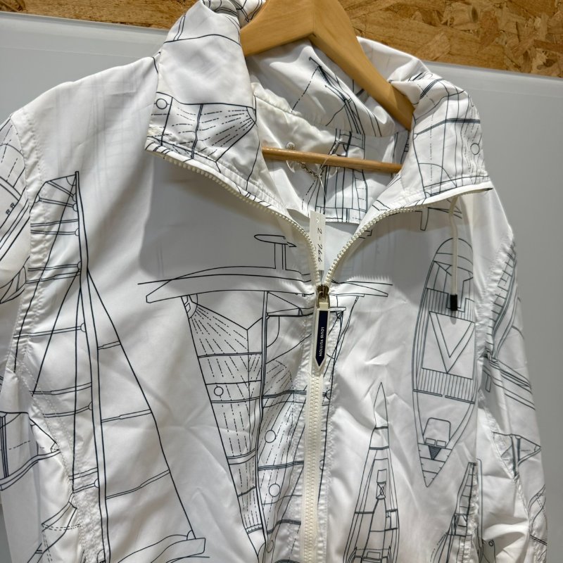 【美收精品】LV 白藍防風外套 2-729-6