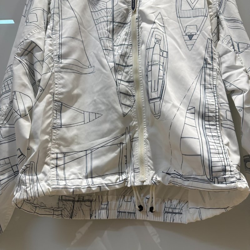 【美收精品】LV 白藍防風外套 2-729-7
