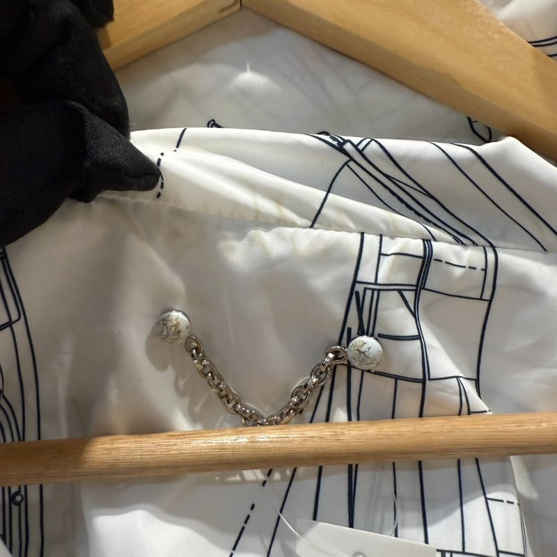 【美收精品】LV 白藍防風外套 2-729-11