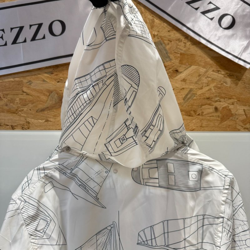 【美收精品】LV 白藍防風外套 2-729-15