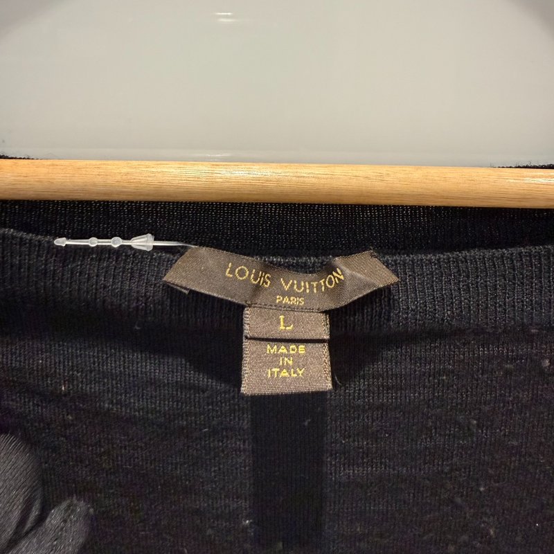 【美收精品】LV 黑色針織短袖 2-709-10