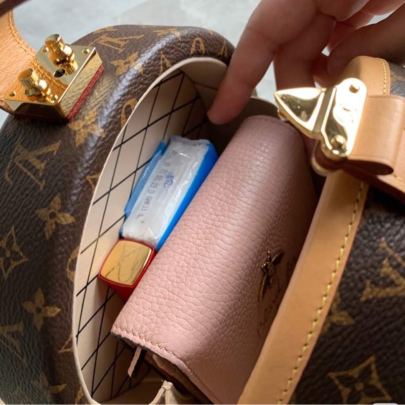 LV Boite Chapeau硬盒圓餅包 芯片款 99新五金帶膜🔥高工價硬盒🉑手挽/斜背-12