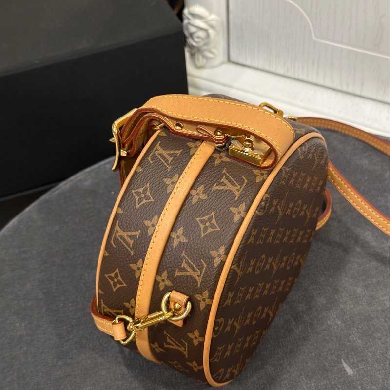 LV Boite Chapeau硬盒圓餅包 芯片款 99新五金帶膜🔥高工價硬盒🉑手挽/斜背-17