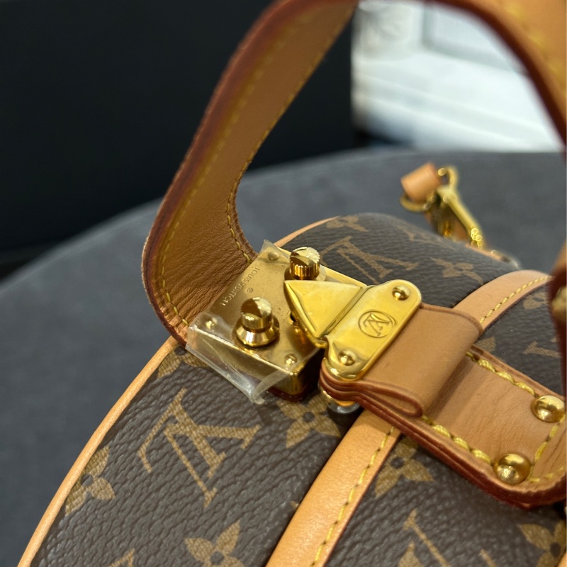 LV Boite Chapeau硬盒圓餅包 芯片款 99新五金帶膜🔥高工價硬盒🉑手挽/斜背-21