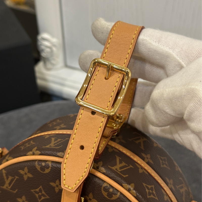 LV Boite Chapeau硬盒圓餅包 芯片款 99新五金帶膜🔥高工價硬盒🉑手挽/斜背-22
