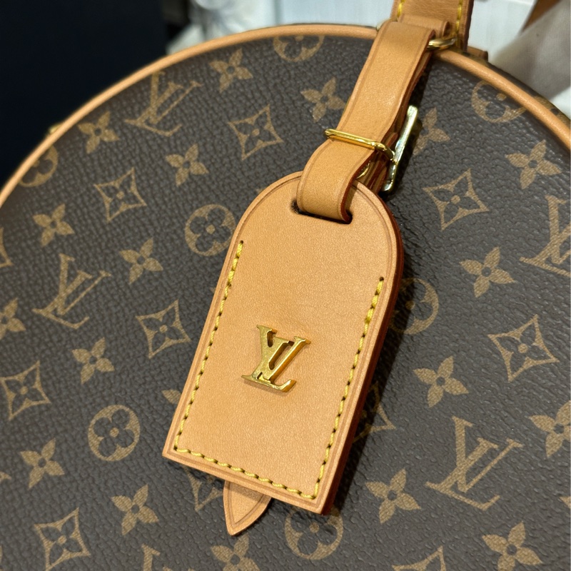 LV Boite Chapeau硬盒圓餅包 芯片款 99新五金帶膜🔥高工價硬盒🉑手挽/斜背-23