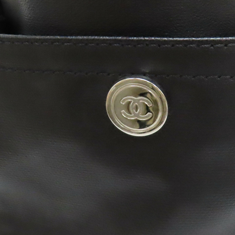 黑色 菱格紋 皮革 肩背包 無卡-16