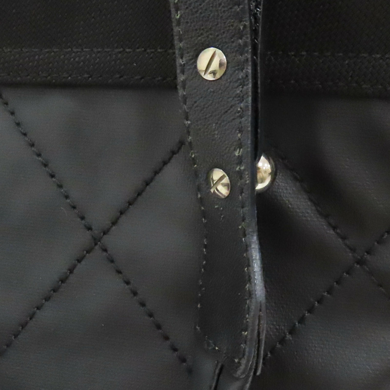 黑色 菱格紋 皮革 肩背包 無卡-17