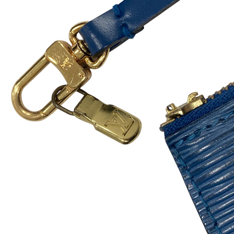 LOUIS VUITTON 路易威登 M52945 Brandear 麻將包 EPI皮革 手提包 藍色水波紋-12