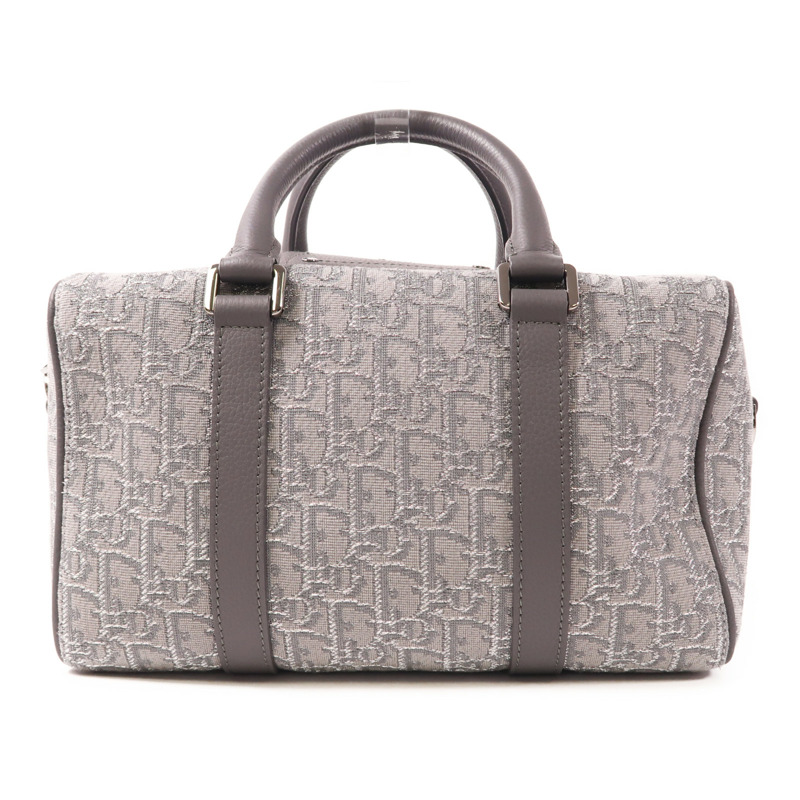 Dior 帆布Lingot 26銀扣手挽肩背兩用袋-1