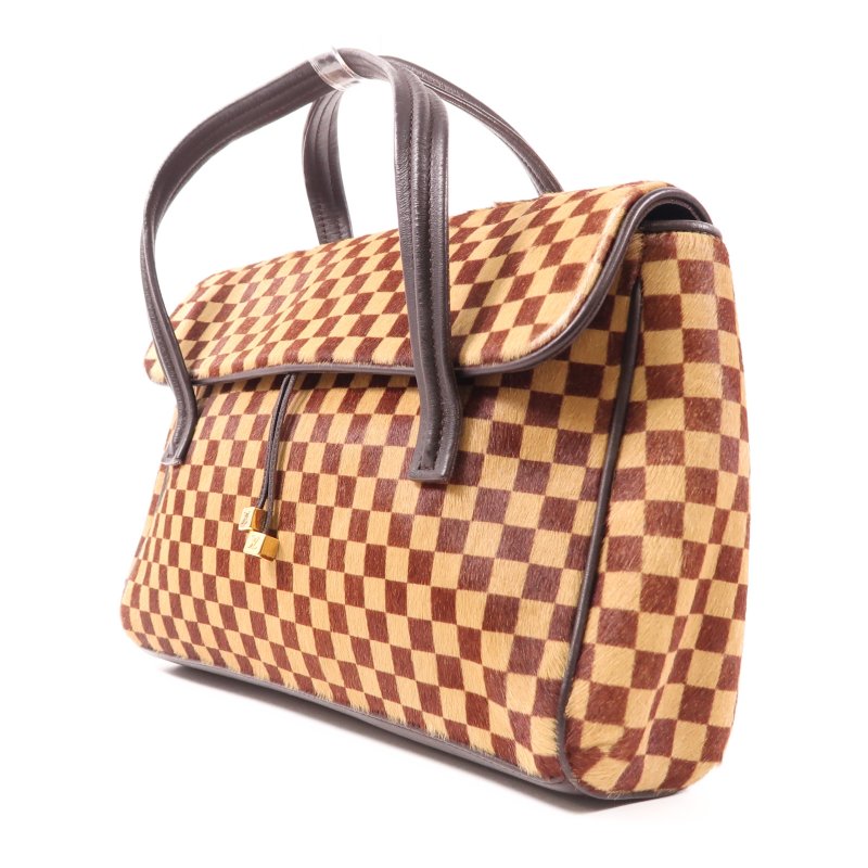 LOUIS VUITTON 【激減優惠】Damier Sauvage Lionne金扣手挽袋-2