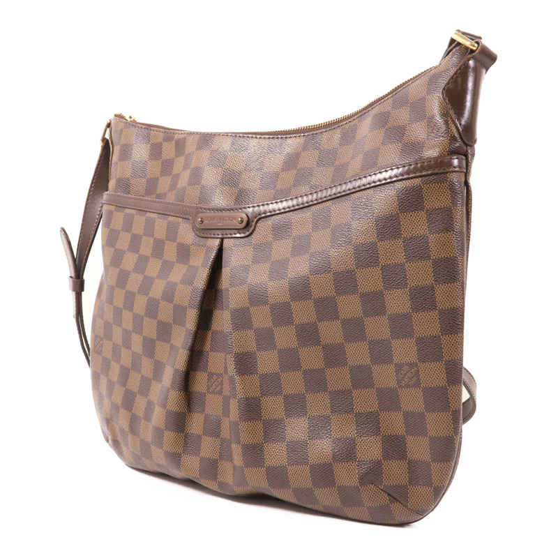 LOUIS VUITTON Damier Bloomsbury GM金扣肩背袋-2